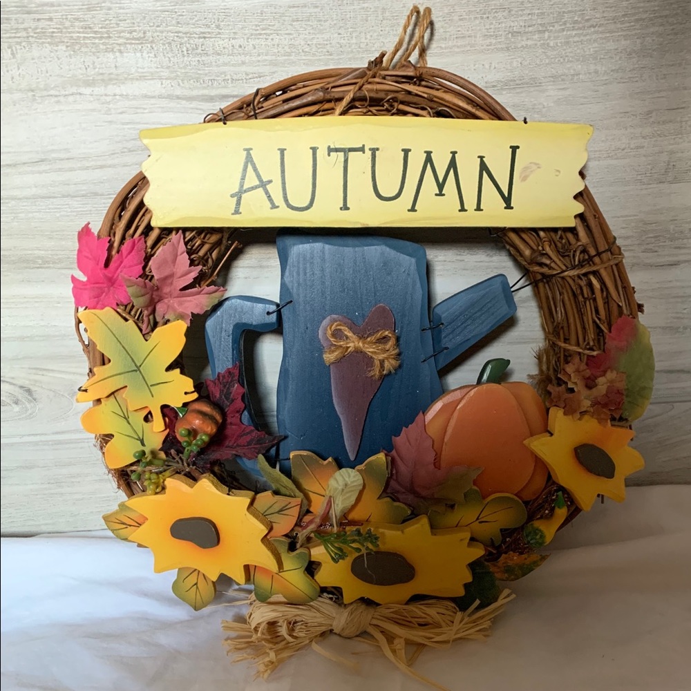 Door decoration autumn fall door hanger